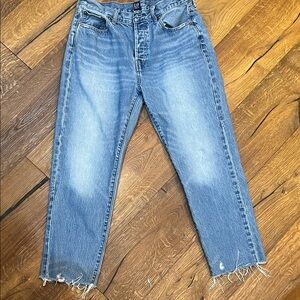 GAP crop Boyfriend Button-Fly Jeans